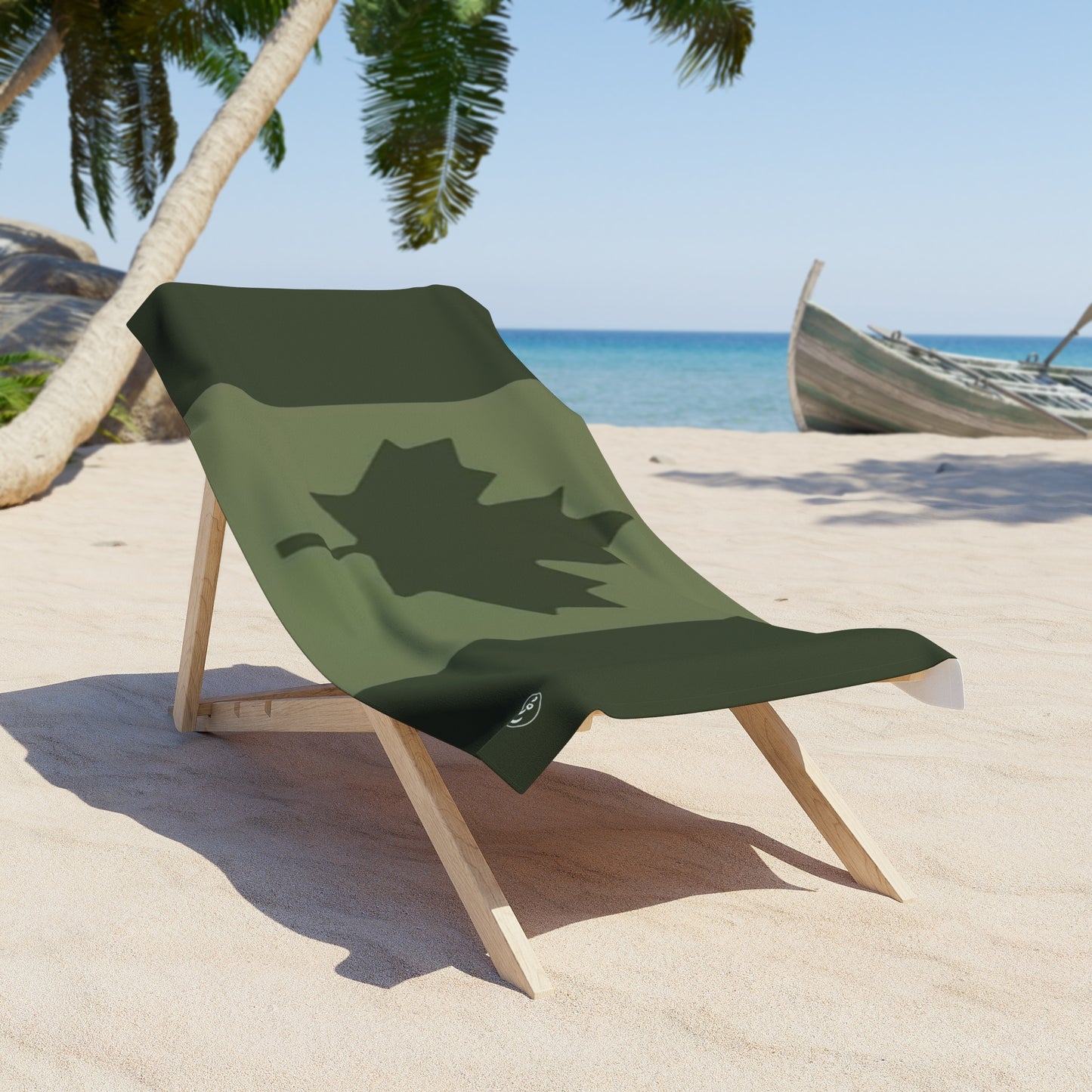 For Those Who Serve Beach Towel ~ Green/Green